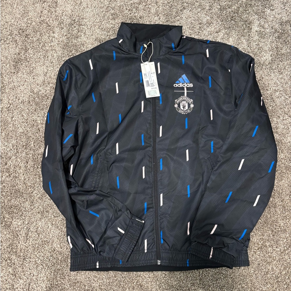 Adidas Black Manchester United Jacket